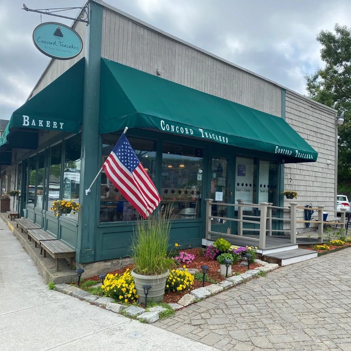 Concord Teacakes storefront in Concord, MA